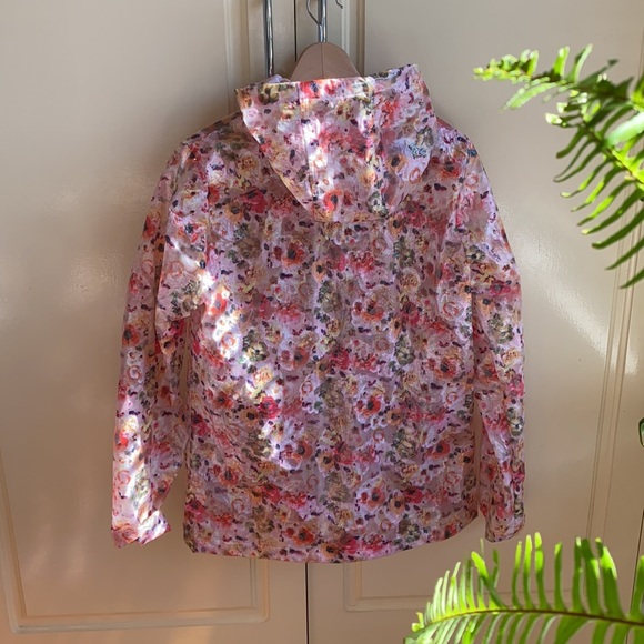 TopShop Floral Rain Jacket - Picture 4 of 4